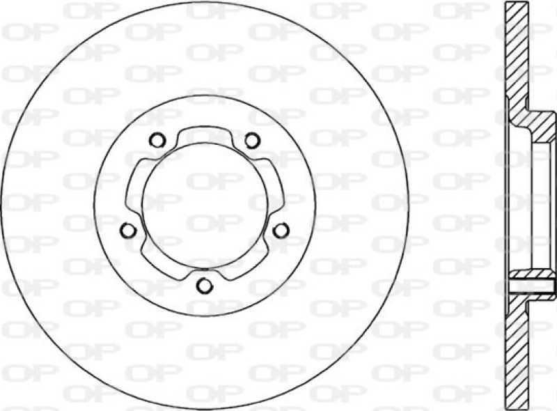 2x OPEN PARTS Bremsscheibe