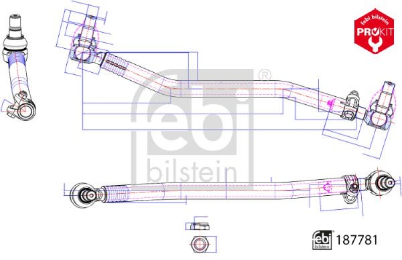 FEBI BILSTEIN Lenkstange ProKit