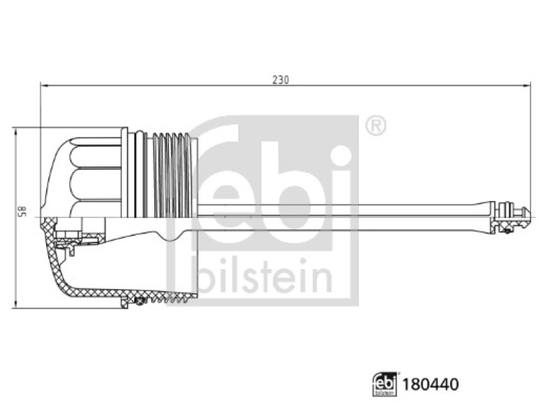 FEBI BILSTEIN Cap, oil filter housing