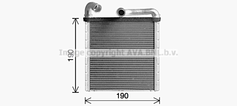 AVA QUALITY COOLING Wärmetauscher, Innenraumheizung