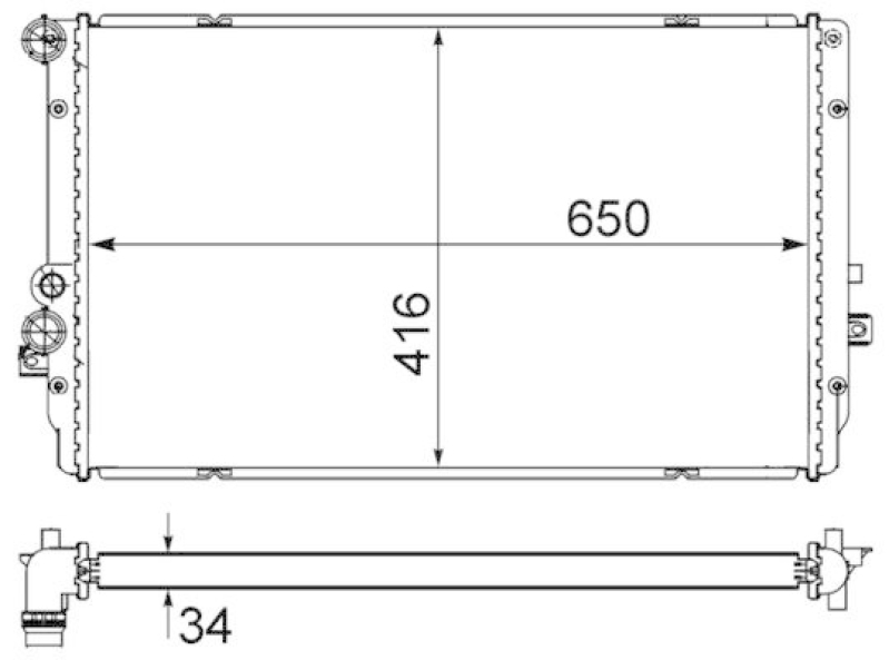 MAHLE Kühler, Motorkühlung BEHR