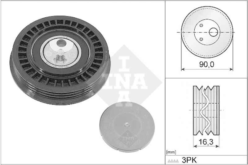 Schaeffler INA Spannrolle, Keilrippenriemen