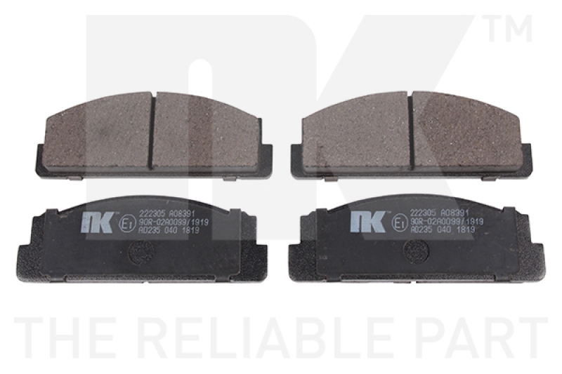 NK Brake Pad Set, disc brake