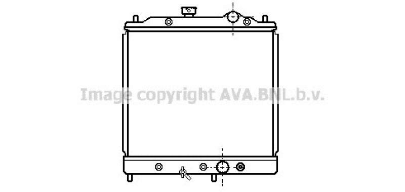 AVA QUALITY COOLING Kühler, Motorkühlung