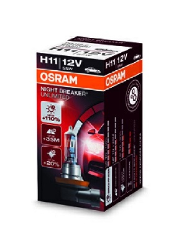 OSRAM Glühlampe, Fernscheinwerfer NIGHT BREAKER UNLIMITED