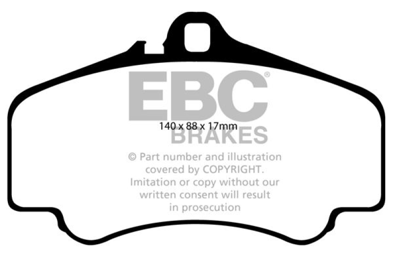 EBC Brakes High Performance Brake Pad Set