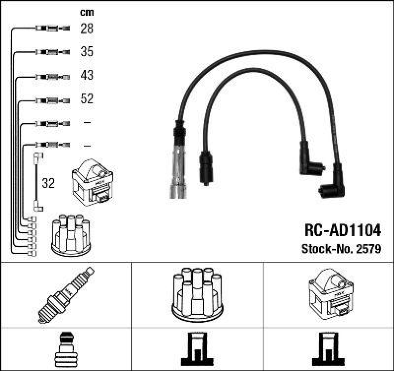 NGK Ignition Cable Kit