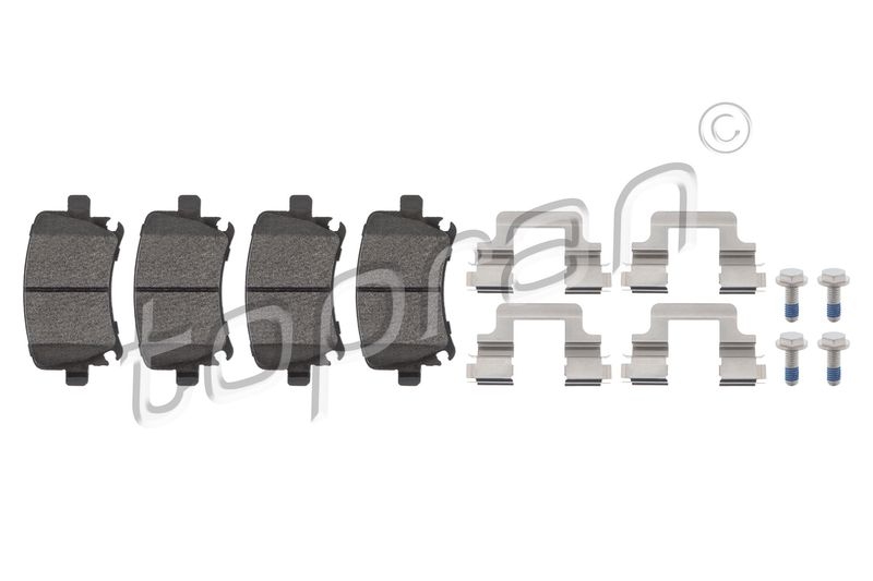 TOPRAN Brake Pad Set, disc brake