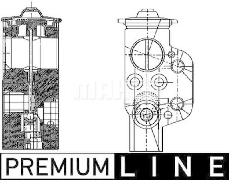 MAHLE Expansionsventil, Klimaanlage PREMIUM LINE