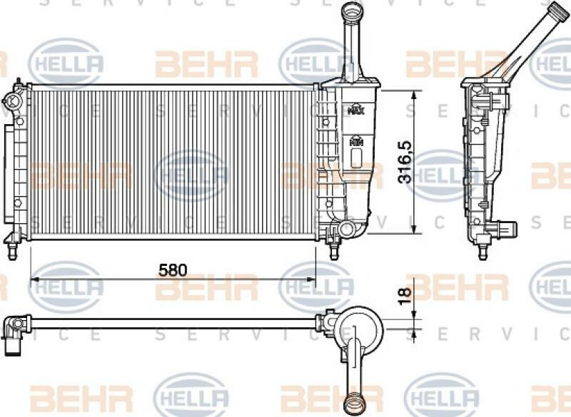 HELLA Kühler, Motorkühlung