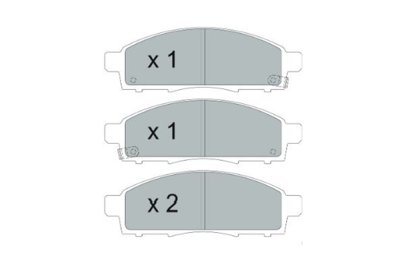 KAVO PARTS Bremsbelagsatz, Scheibenbremse