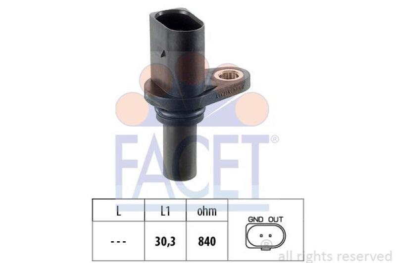 FACET RPM Sensor, automatic transmission Made in Italy - OE Equivalent