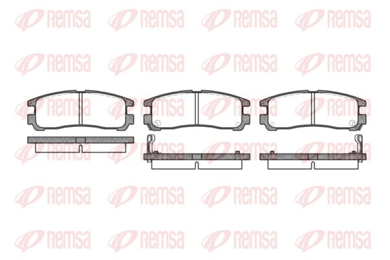 KAWE Brake Pad Set, disc brake