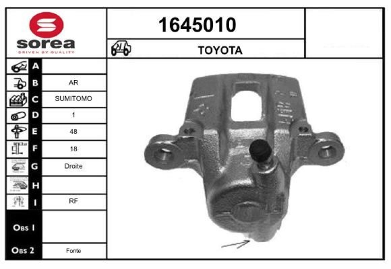 SNRA Brake Caliper