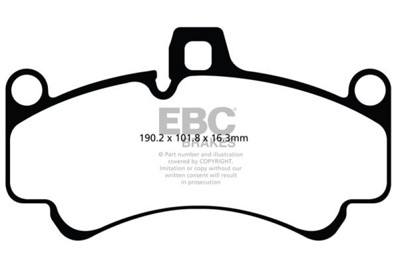 EBC Brakes High Performance Brake Pad Set