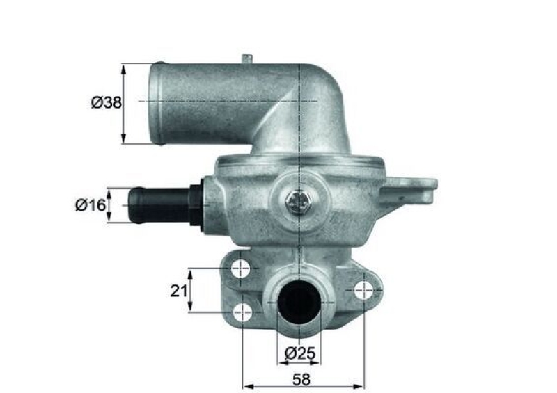 MAHLE Thermostat für Kühlmittel / Kühlerthermostat BEHR