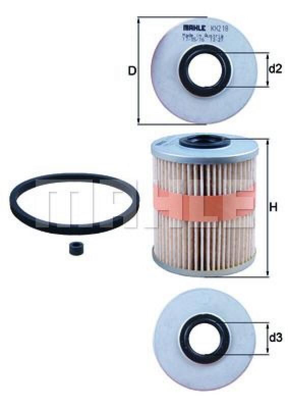 MAHLE Fuel filter