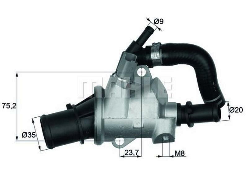 MAHLE Thermostat, coolant