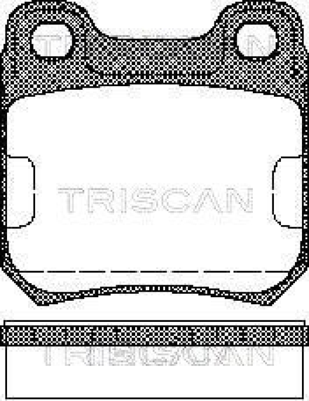 TRISCAN Bremsbelagsatz, Scheibenbremse