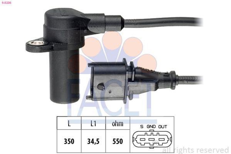 FACET Impulsgeber, Kurbelwelle Made in Italy - OE Equivalent