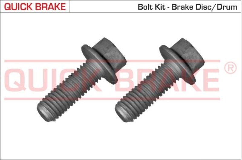 QUICK BRAKE Schraubensatz, Bremsscheibe