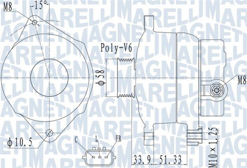 MAGNETI MARELLI Alternator