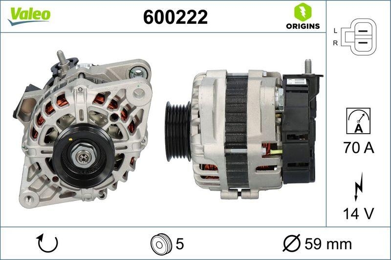 VALEO Alternator VALEO ORIGINS NEW