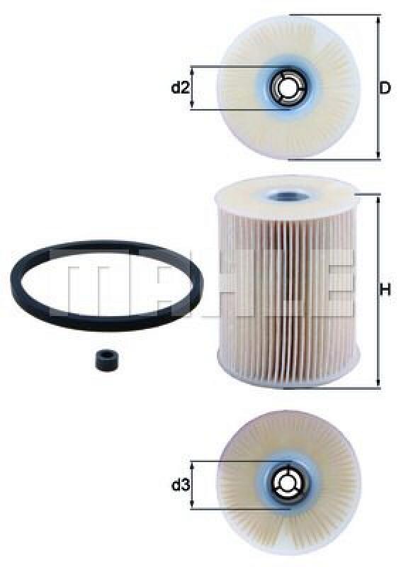 MAHLE Fuel filter