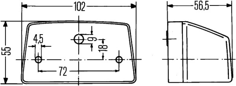 HELLA Licence Plate Light