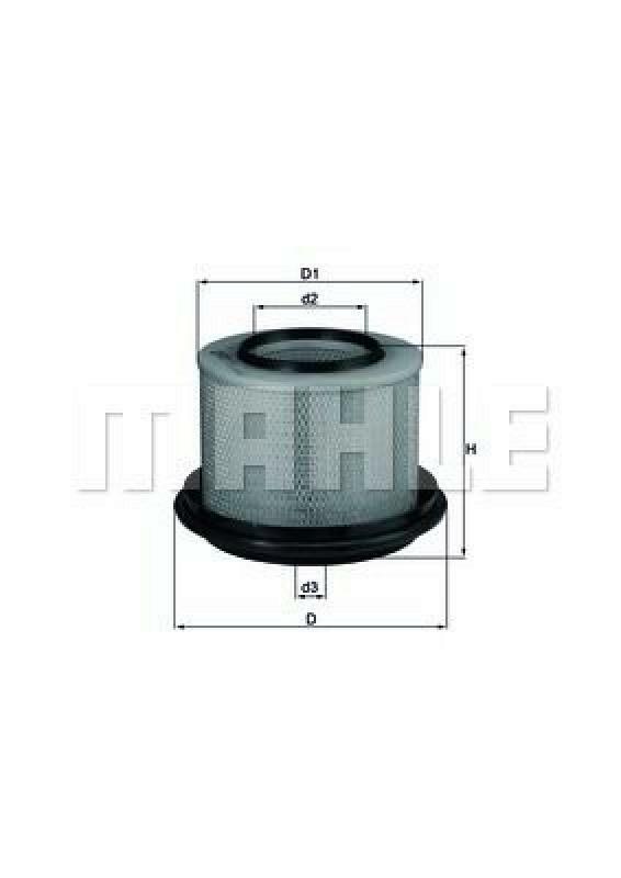 MAHLE ORIGINAL Luftfilter