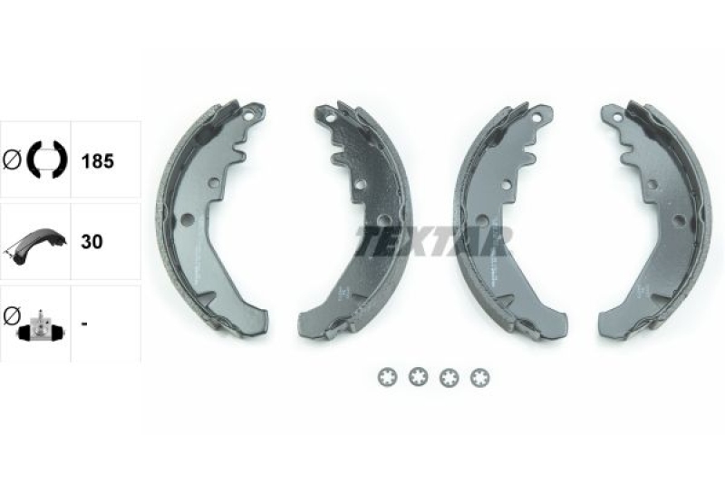 TEXTAR Brake Shoe Set