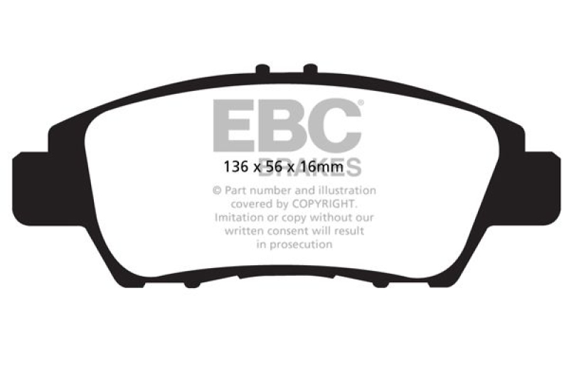 EBC Brakes Brake Pad Set, disc brake