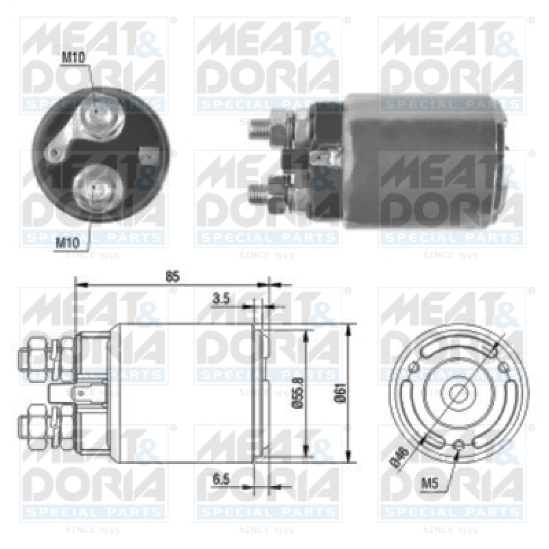 MEAT & DORIA Magnetschalter für Starter / Anlasser