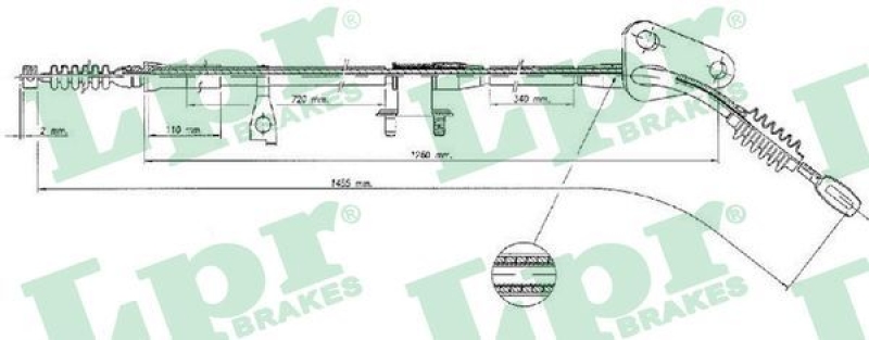 LPR Cable Pull, parking brake