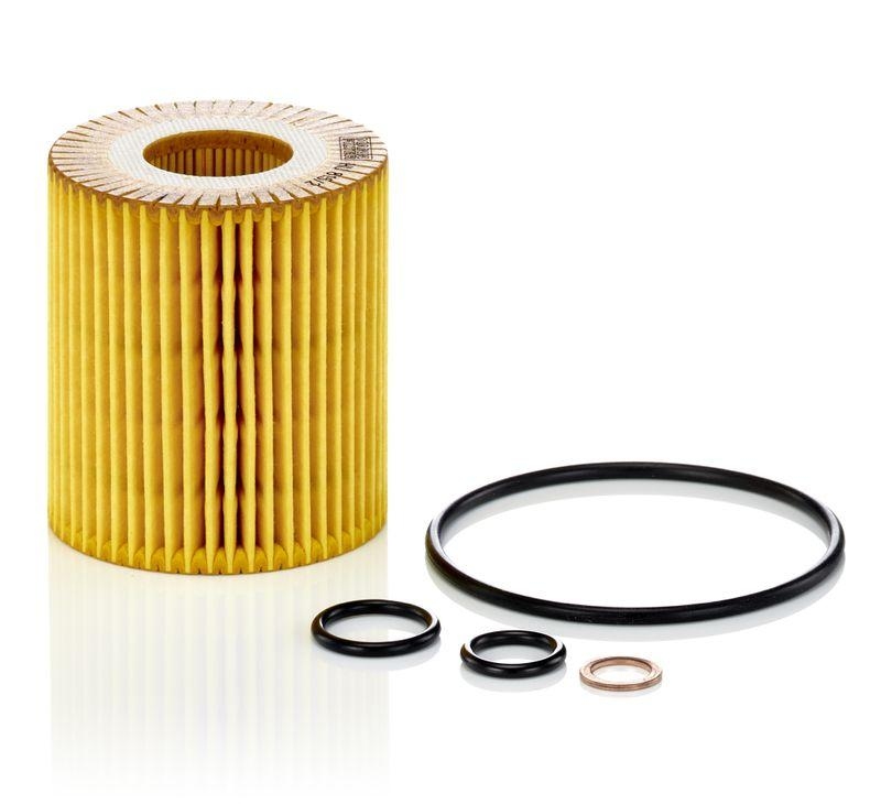 2x Original MANN Öfilter Papierölfilter passend für BMW 1er 3er 5er X1 X3 Z4 HU 815/2 X