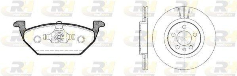 ROADHOUSE Bremsensatz, Scheibenbremse Dual Kit