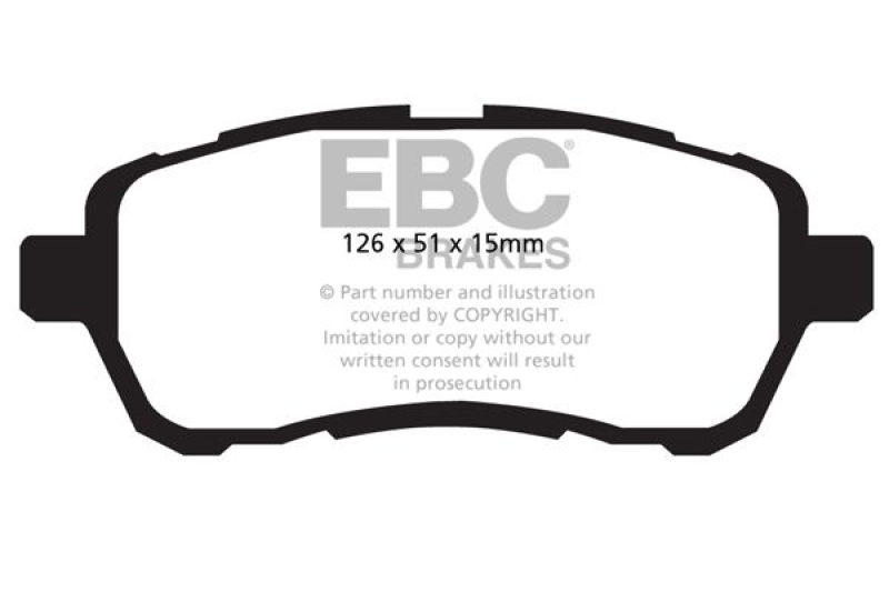 EBC Brakes Brake Pad Set, disc brake