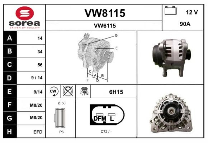 SNRA Alternator