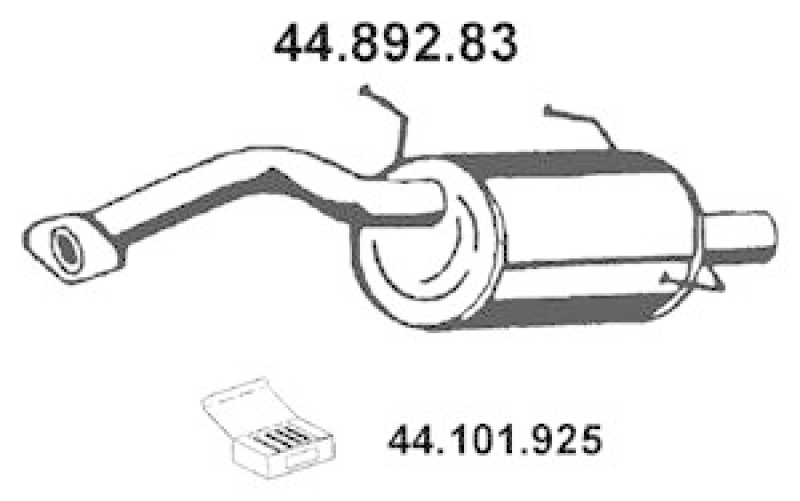 EBERSPÄCHER End Silencer