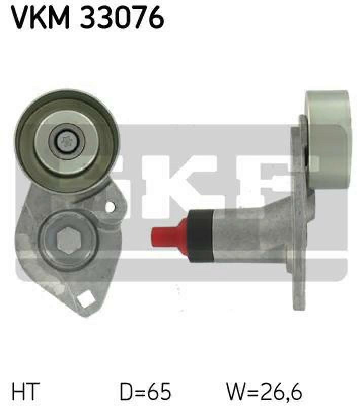 SKF Tensioner Pulley, v-ribbed belt