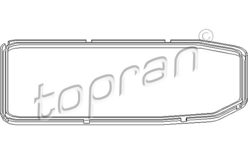 TOPRAN Gasket, automatic transmission oil sump