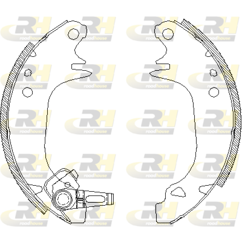 ROADHOUSE Bremsbackensatz