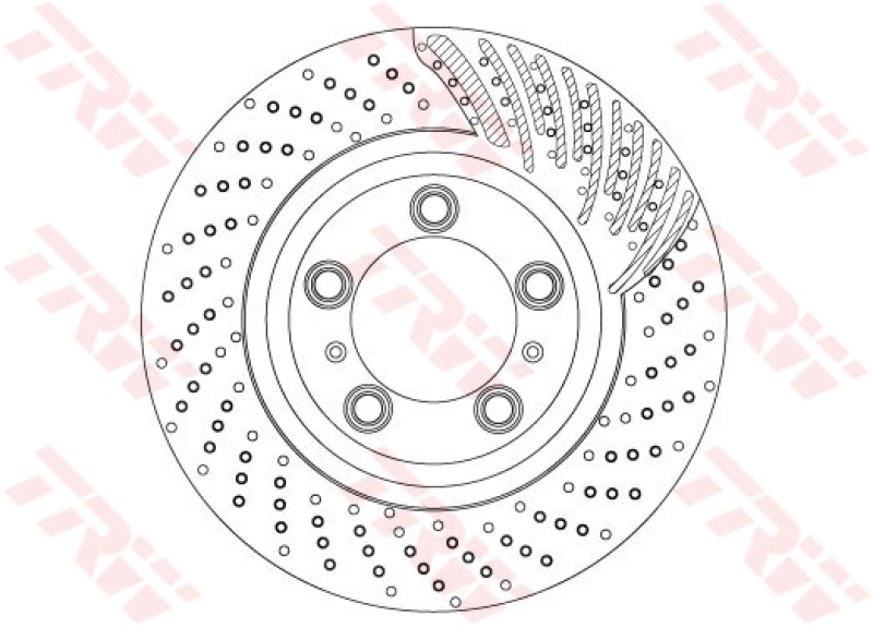 2x TRW Bremsscheibe