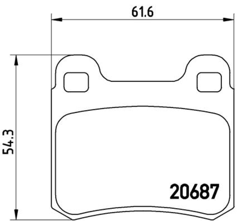 BREMBO Brake Pad Set, disc brake PRIME LINE