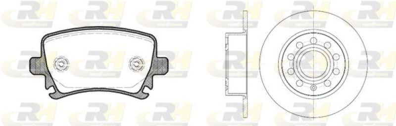 ROADHOUSE Brake Set, disc brake Dual Kit