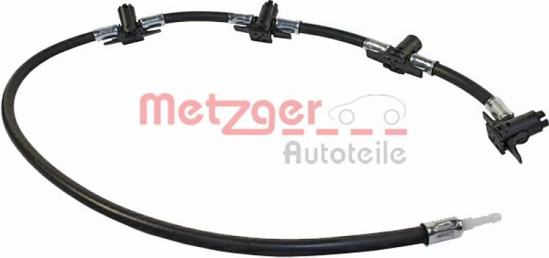 METZGER Hose, fuel overflow