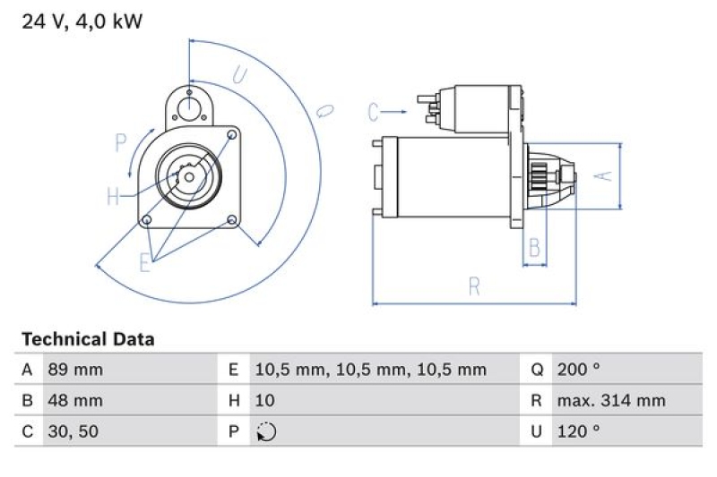 BOSCH Starter