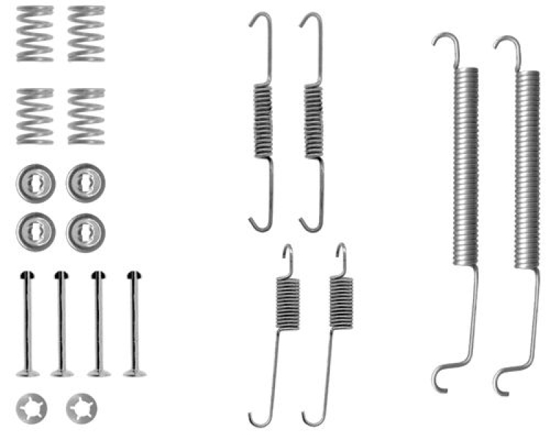 HELLA Accessory Kit, brake shoes