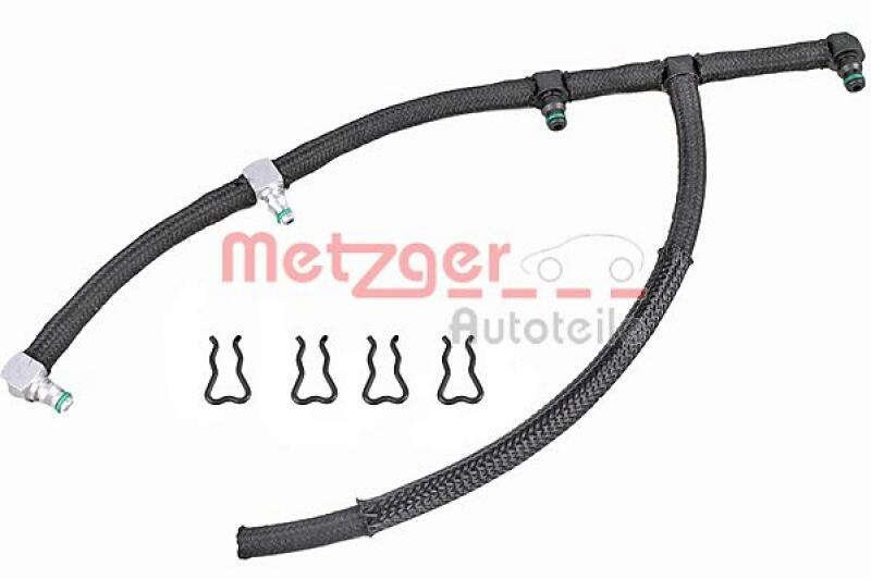 METZGER Hose, fuel overflow