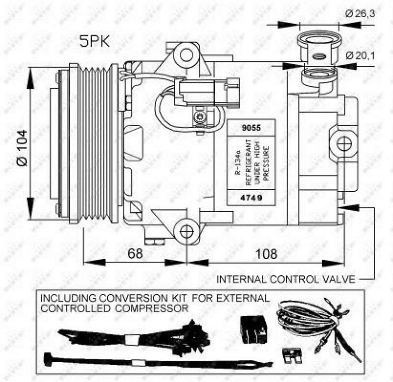 NRF Compressor, air conditioning